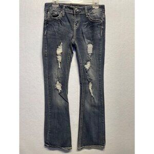 Twenty One Black by Rue 21 Distressed Jeans Size 5/6R